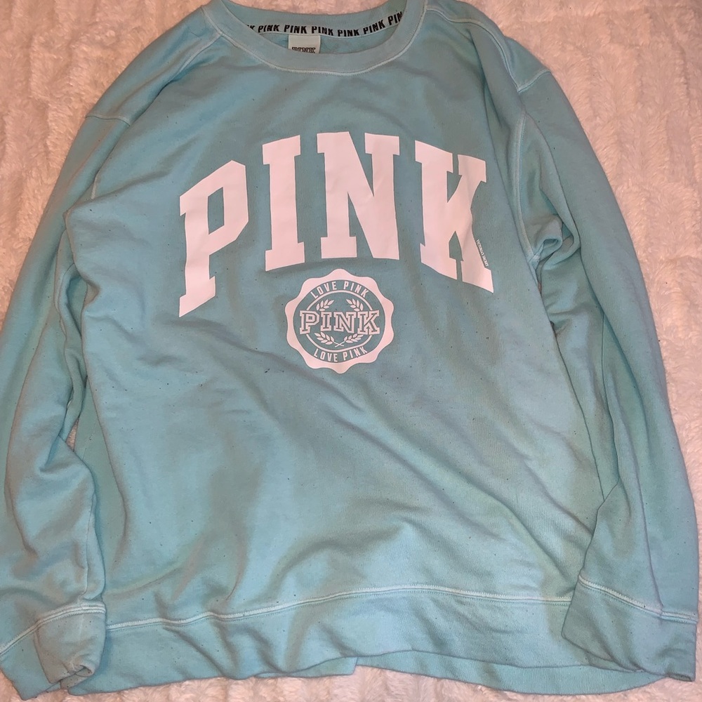 Pink long sleeve sweatshirt
